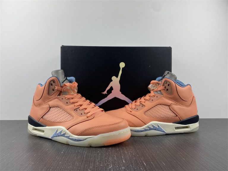 DJ Khaled x Air Jordan 5 âWe The Bestâ Crimson Bliss/Leche Blue-Sail For Sale â The Sole Line