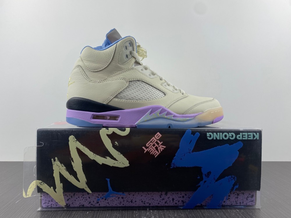 DJ-Khaled-x-Air-Jordan-5-We-The-Best-Sail-Washed-Yellow-Violet-Star-6