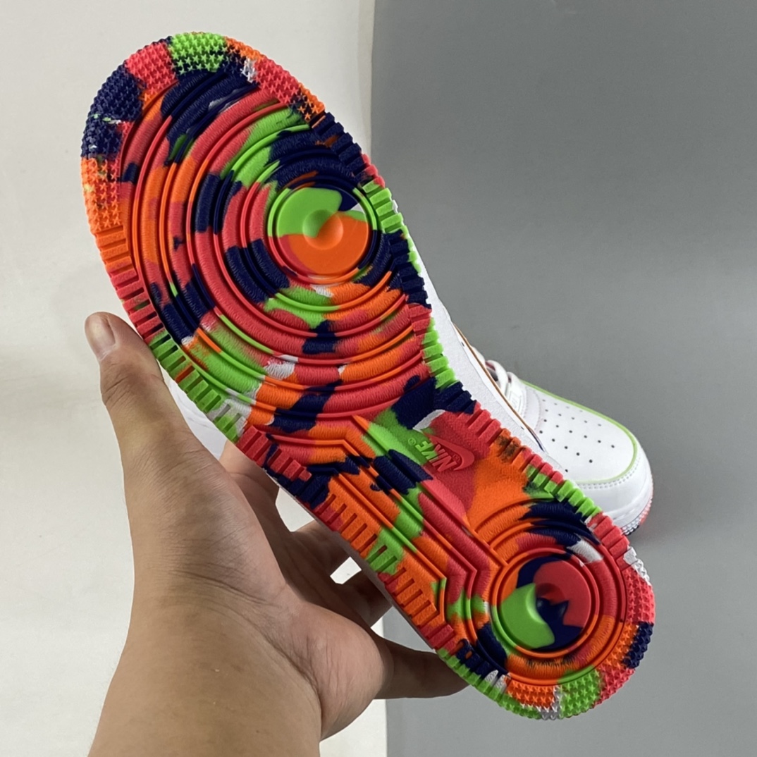 Nike-Air-Force-1-Low-Doodles-White-Orange-Green-For-Sale-5