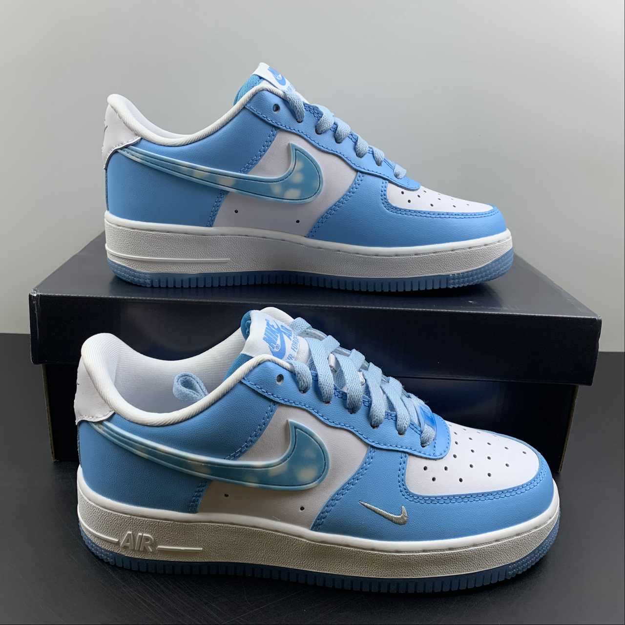 Nike-Air-Force-1-Low-Nail-Art-White-Blue-For-Sale-8