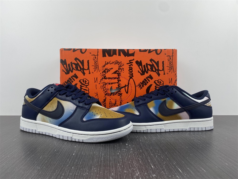 Nike-Dunk-Low-Graffiti-Navy-Yellow-DM0108-400-For-Sale-9