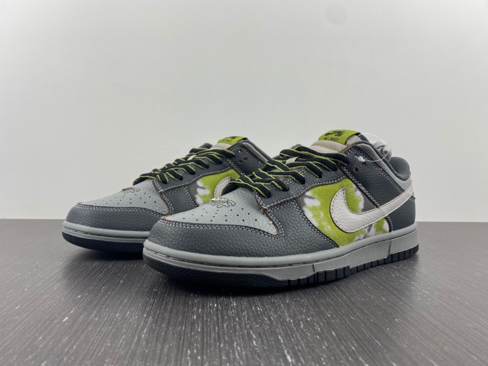 HUF-x-Nike-SB-Dunk-Low-Wait-What-Grey-Green-For-Sale-1