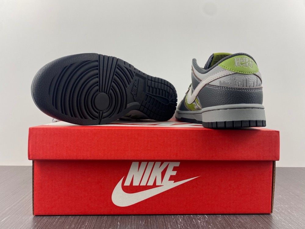 HUF-x-Nike-SB-Dunk-Low-Wait-What-Grey-Green-For-Sale-5