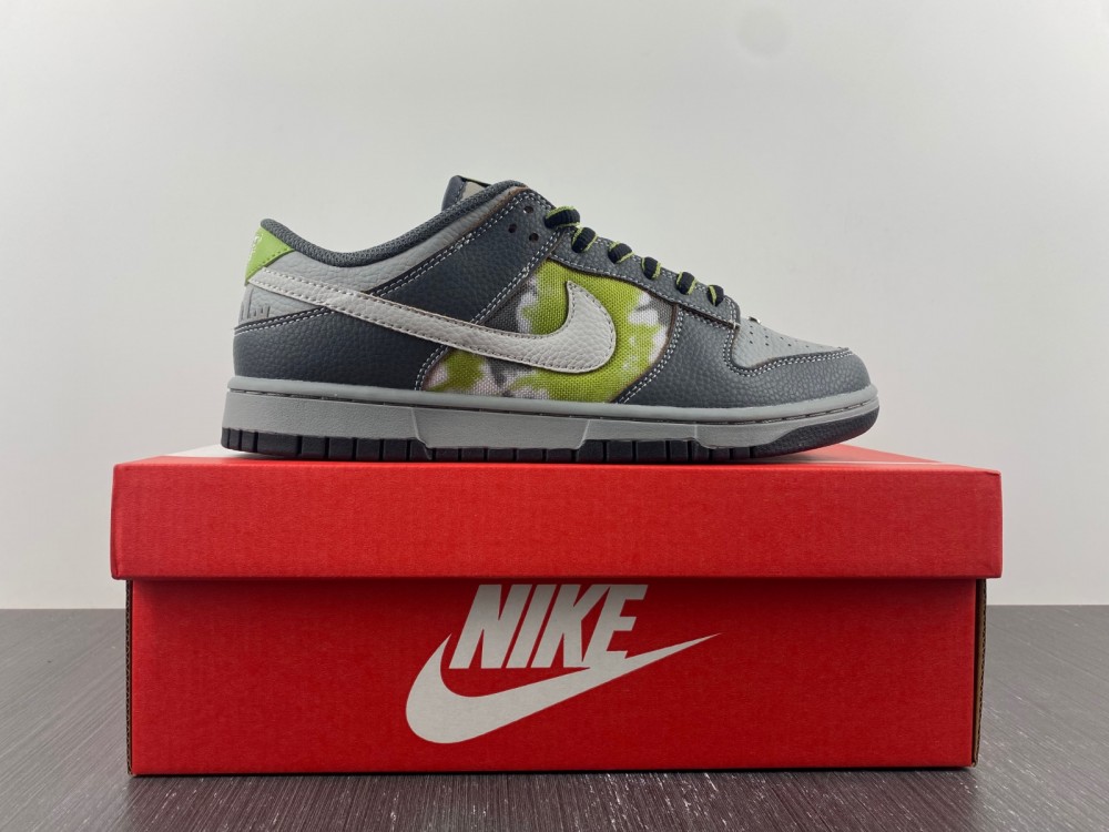 HUF-x-Nike-SB-Dunk-Low-Wait-What-Grey-Green-For-Sale-6