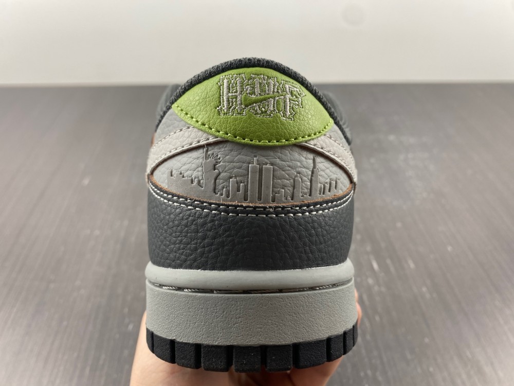 HUF-x-Nike-SB-Dunk-Low-Wait-What-Grey-Green-For-Sale-7