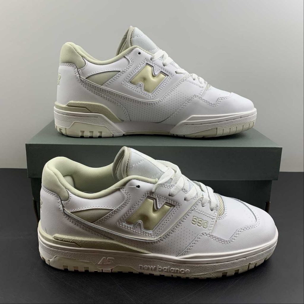 New Balance 550 White/Silver Birch For Sale – The Sole Line