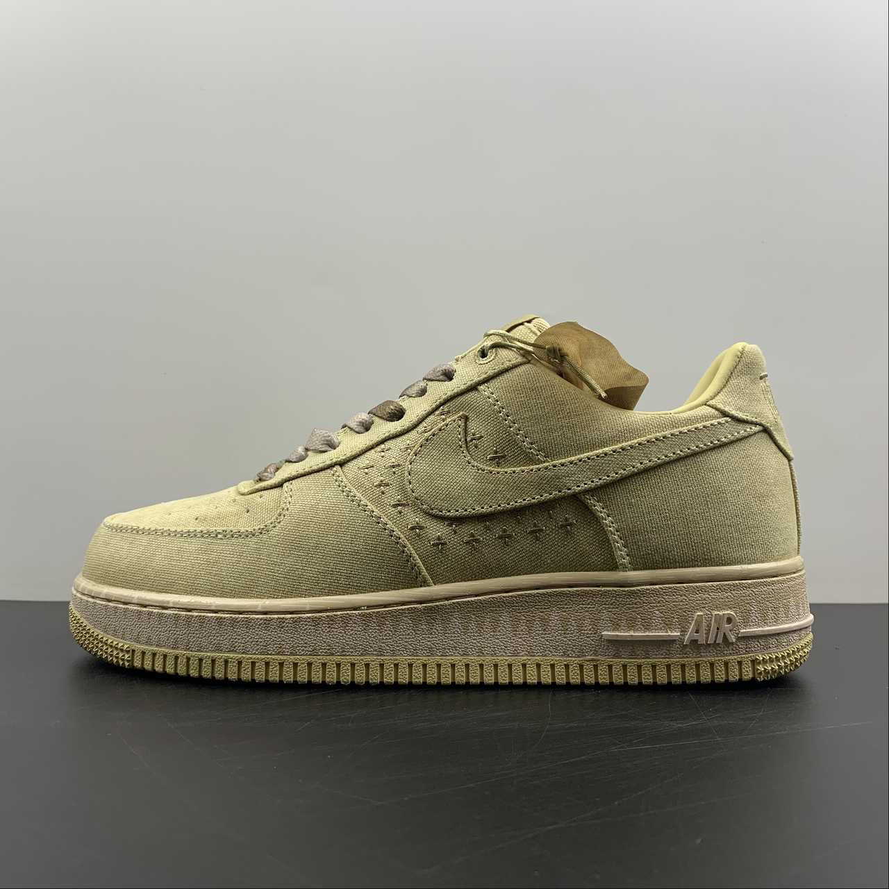 Nike-Air-Force-1-Low-NAI-KE-Tan-Canvas-For-Sale