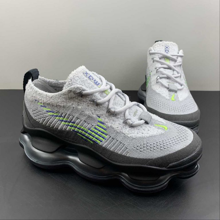 Nike Air Max Scorpion Wolf Grey/Volt-Dark Smoke Grey For Sale â The Sole Line