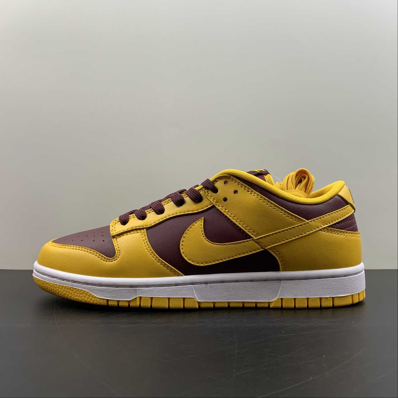 Nike-Dunk-Low-Arizona-State-Burgundy-Yellow-For-Sale