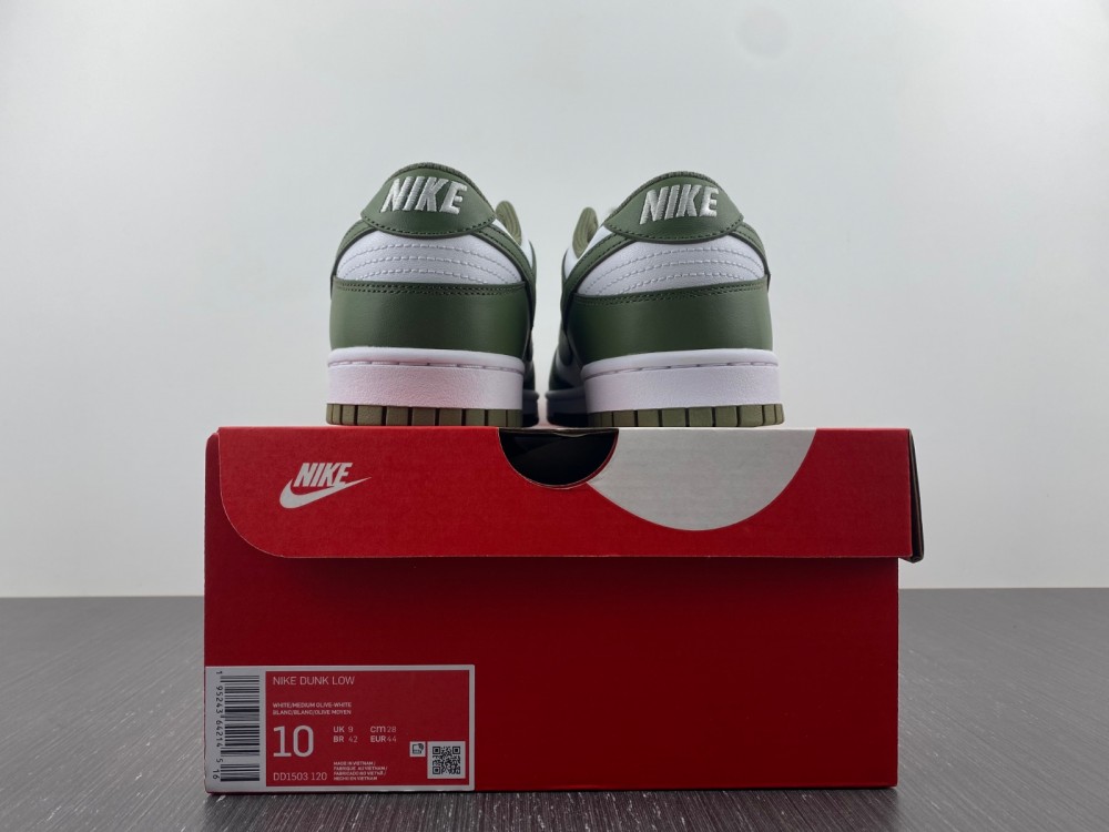 Nike-Dunk-Low-White-Medium-Olive-DD1503-120-For-Sale-6