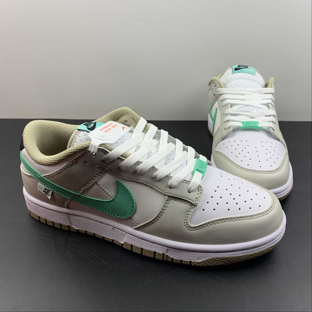 Nike-Dunk-Low-White-Tan-Mint-For-Sale-4