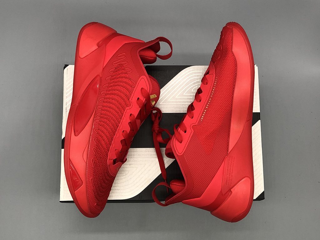 university red metallic gold