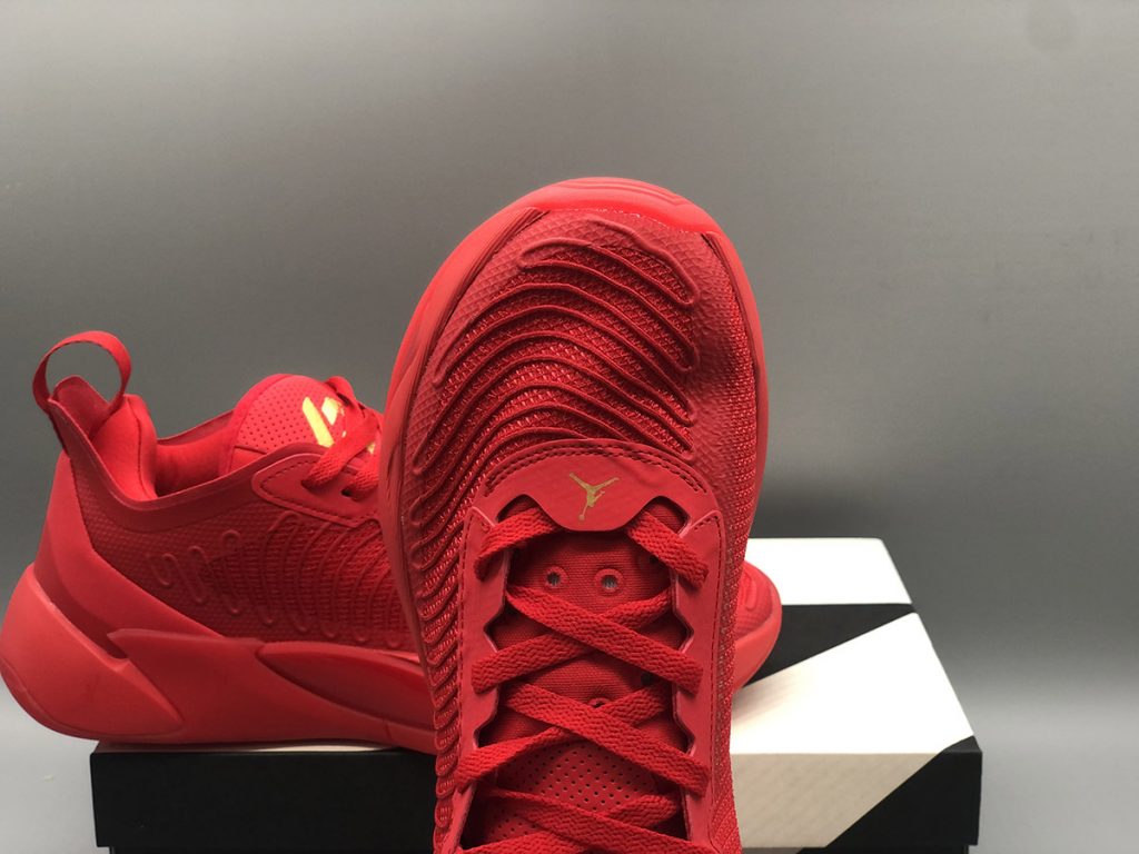 university red metallic gold