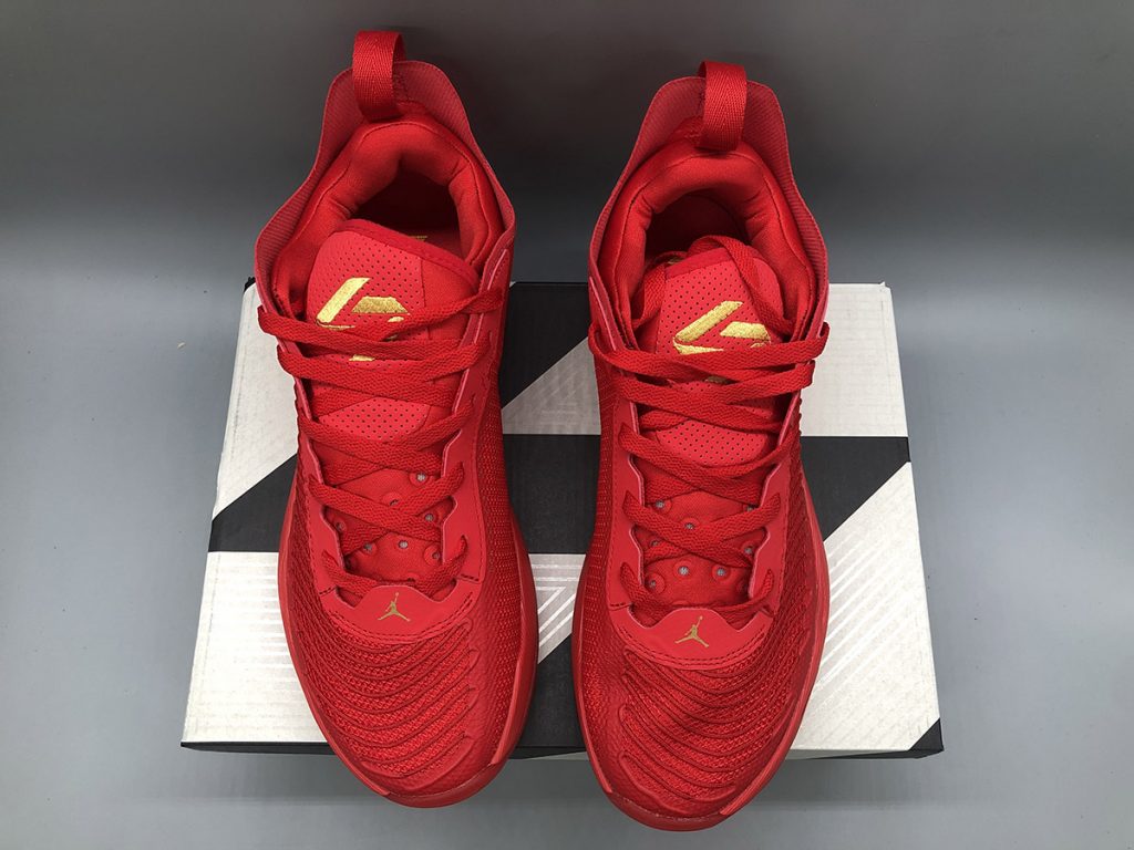 university red metallic gold