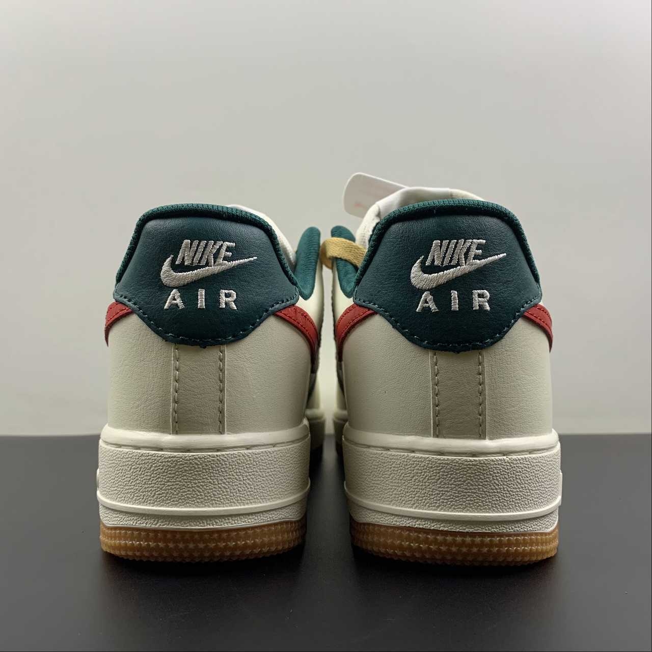 Nike-Air-Force-1-Low-Dark-Green-Sail-Red-For-Sale-5