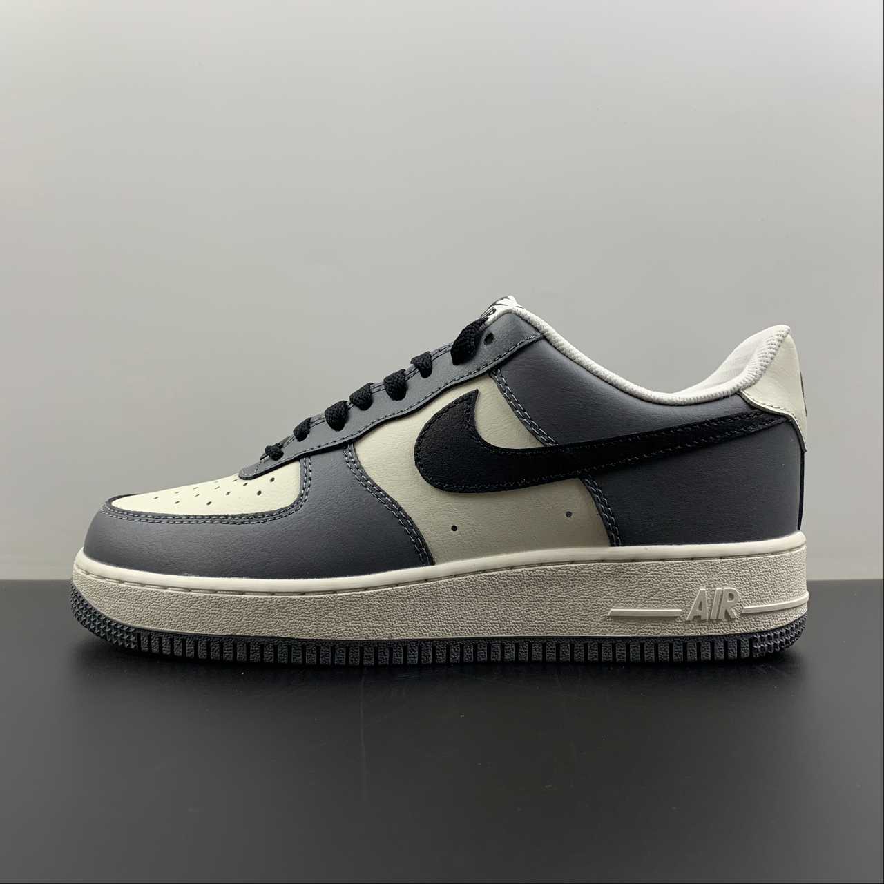 Nike-Air-Force-1-Low-Grey-Black-Sail-For-Sale