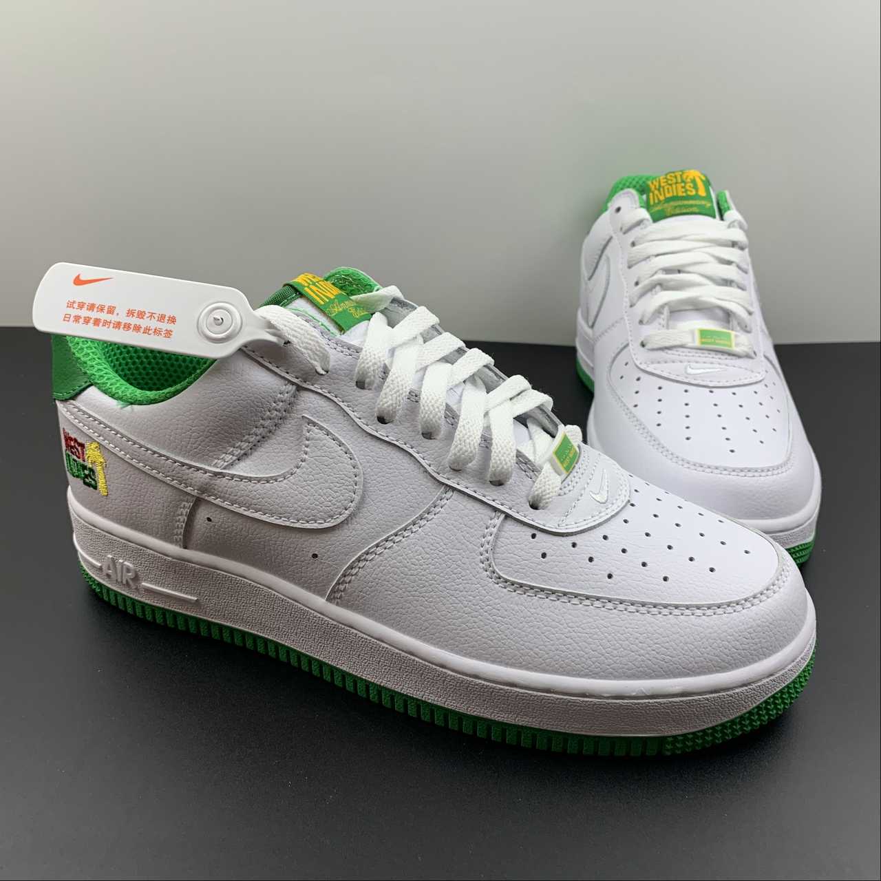 Nike-Air-Force-1-Low-West-Indies-White-Classic-Green-For-Sale-4