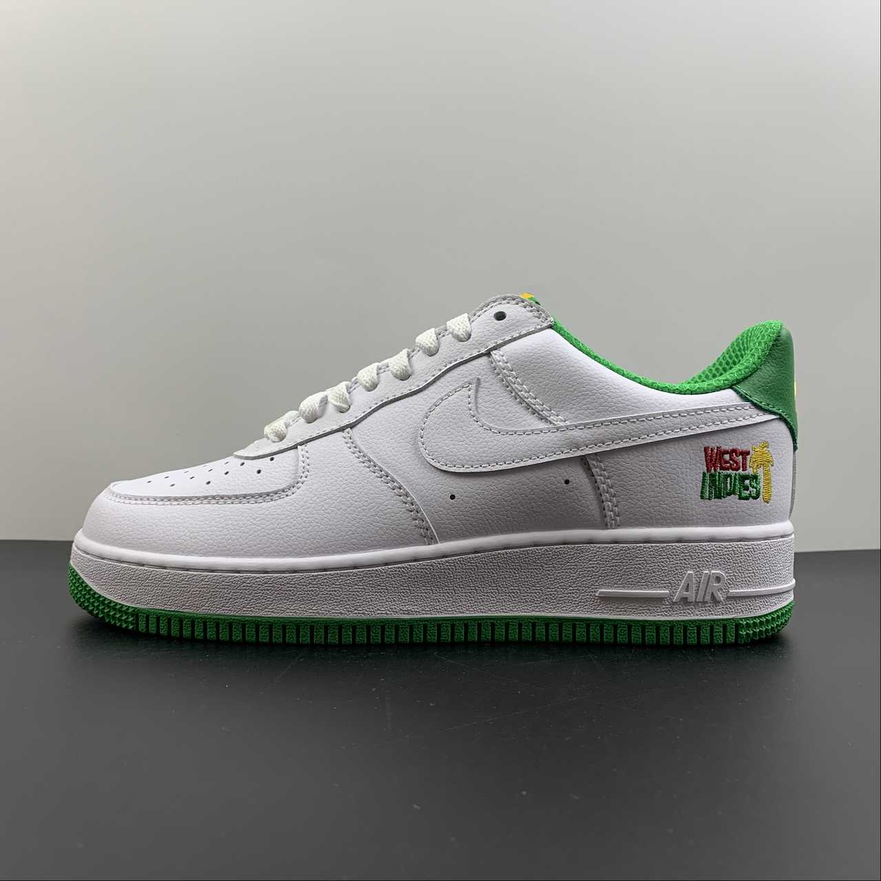 Nike-Air-Force-1-Low-West-Indies-White-Classic-Green-For-Sale