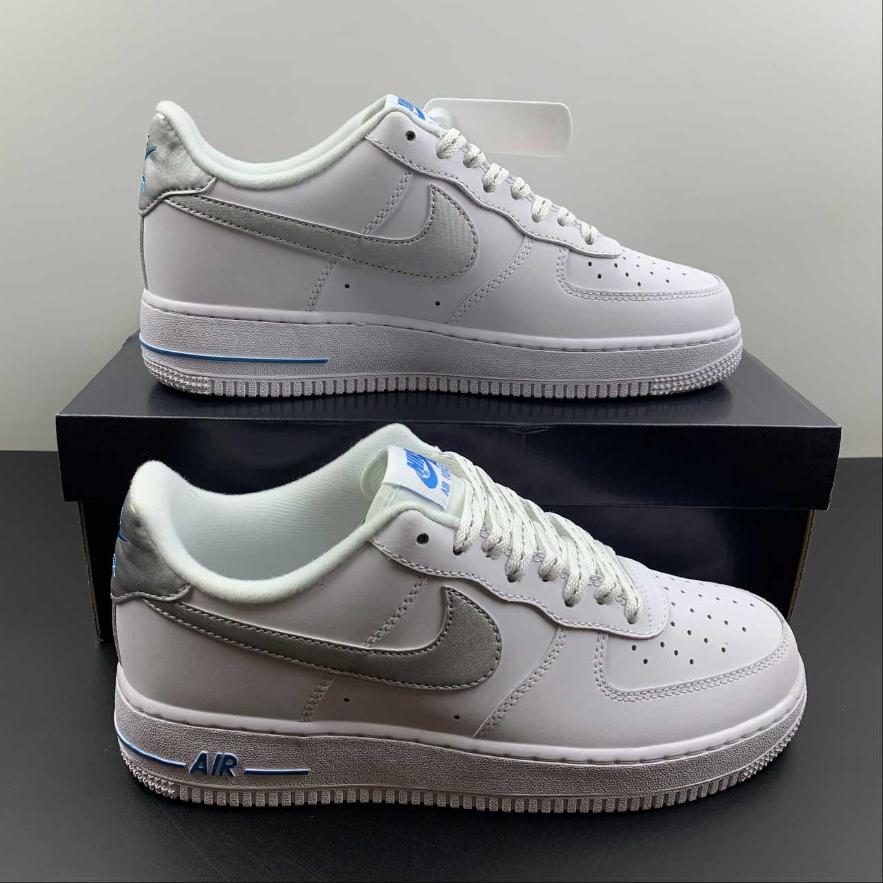 Nike-Air-Force-1-Low-White-Metallic-Silver-For-Sale-8