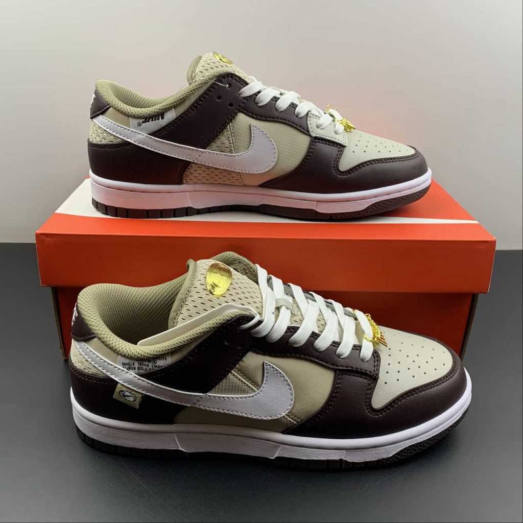 Nike Dunk Low “Bling” Brown Gold For Sale – The Sole Line