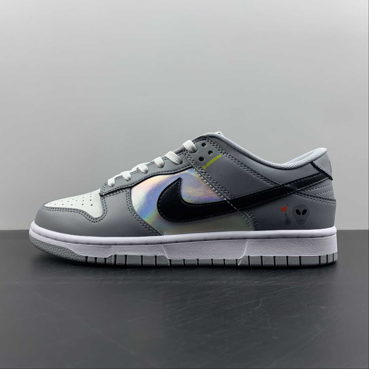 Custom-Nike-Dunk-Low-Black-Cool-Grey-For-Sale
