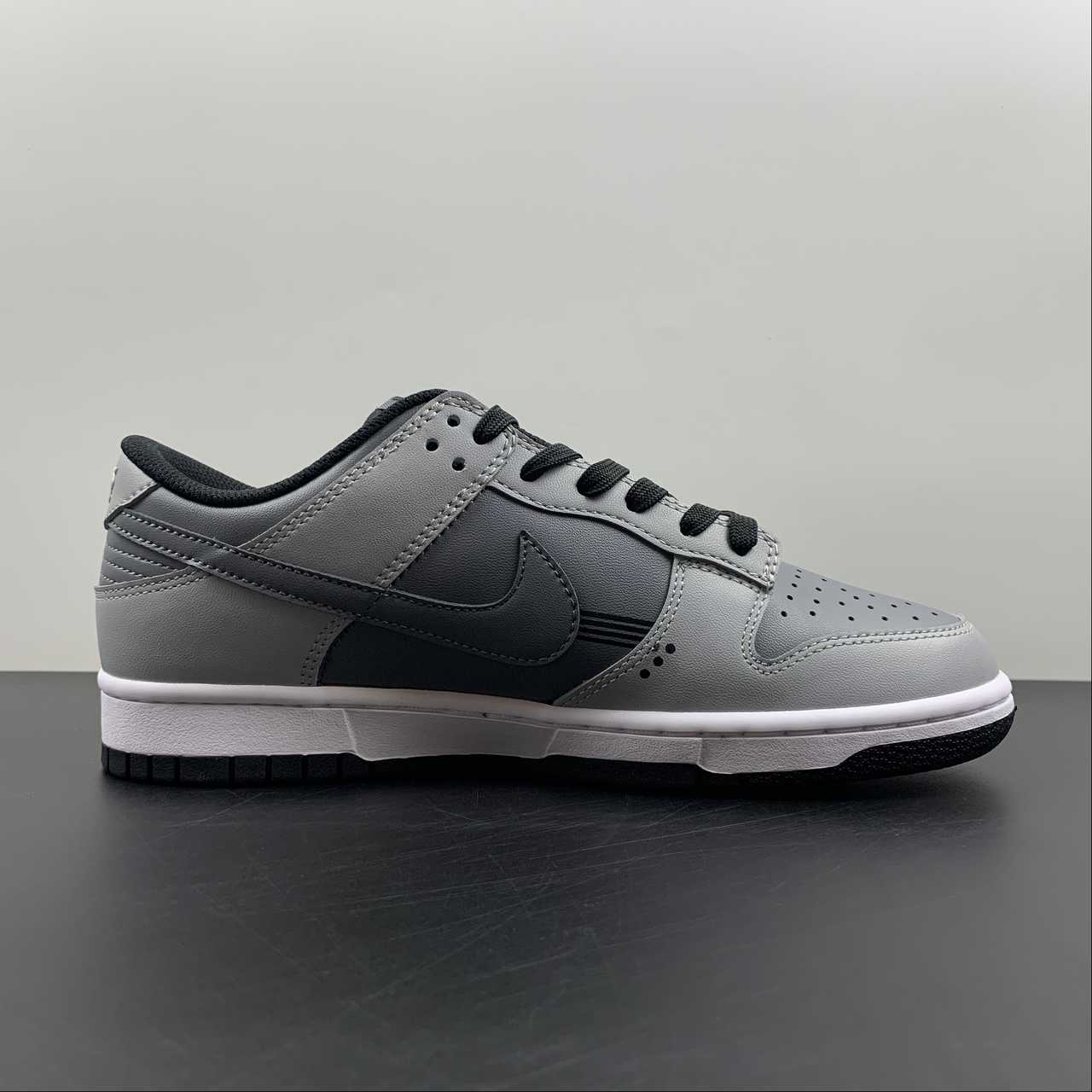 Custom-Nike-Dunk-Low-Black-Dark-Grey-For-Sale-1