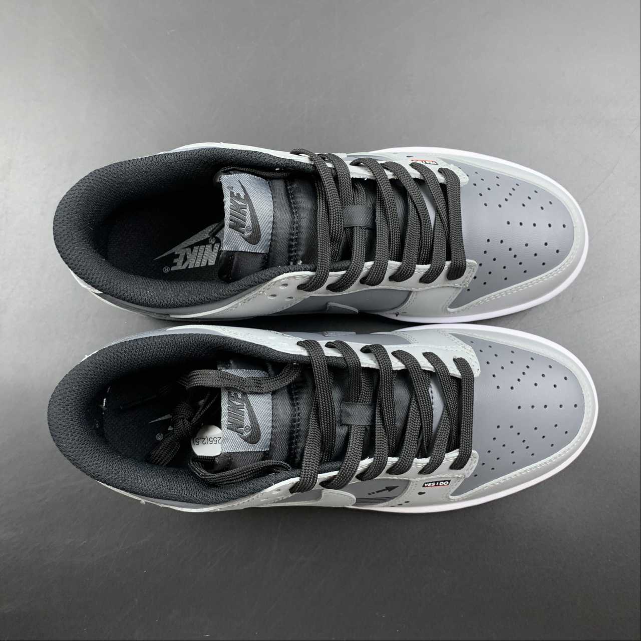 Custom-Nike-Dunk-Low-Black-Dark-Grey-For-Sale-6