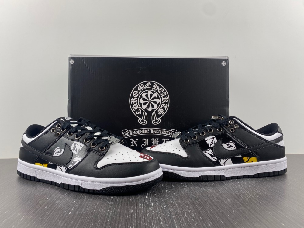 Custom-Nike-Dunk-Low-Black-White-For-Sale-2