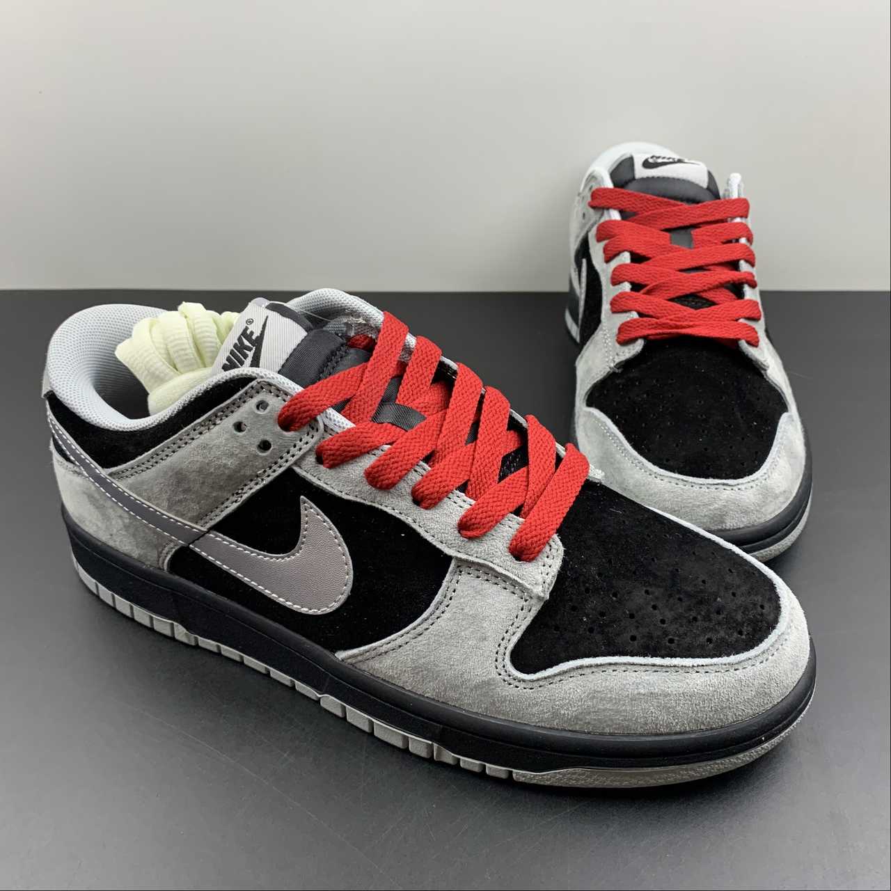 Custom-Nike-Dunk-Low-Black-Wolf-Grey-For-Sale-4