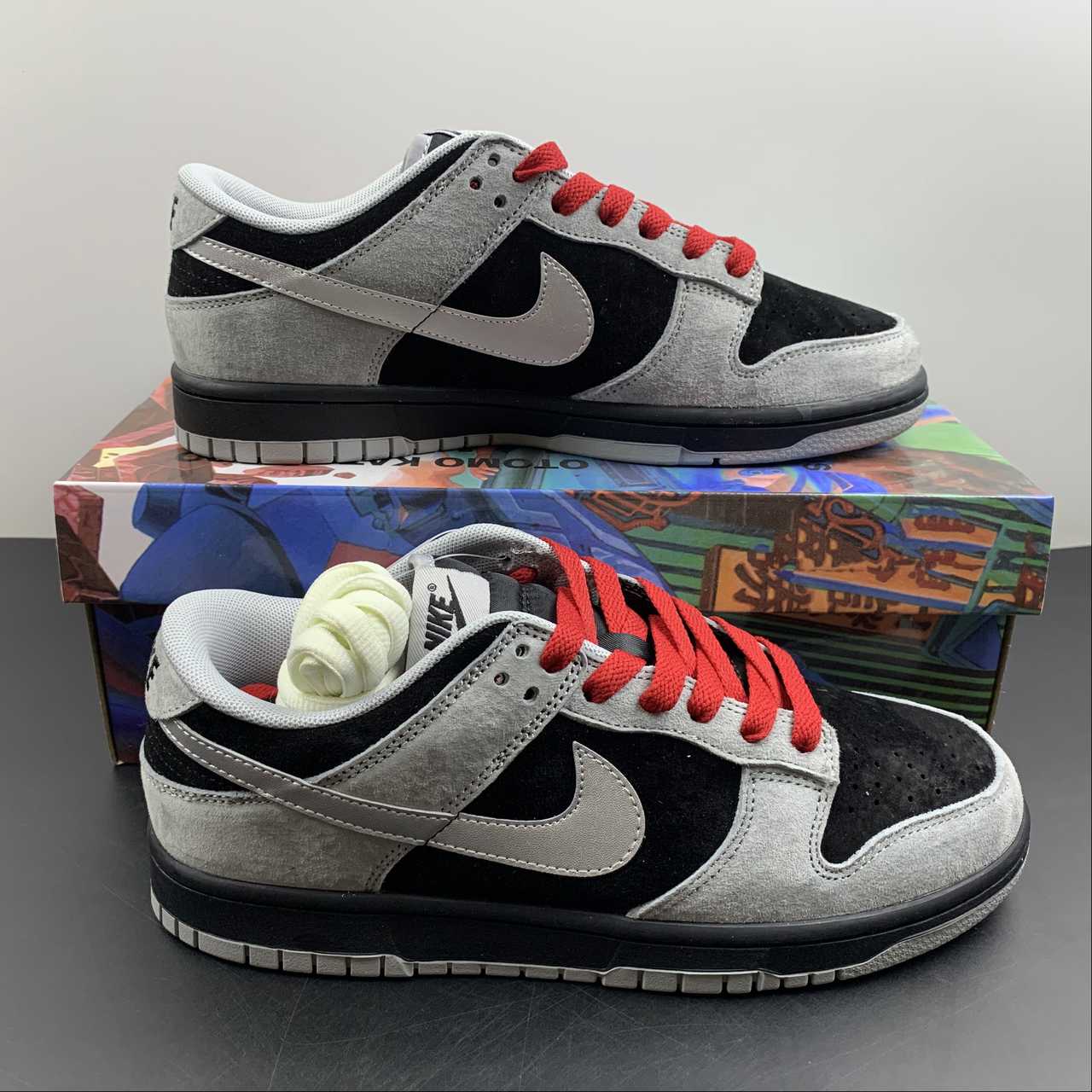 Custom-Nike-Dunk-Low-Black-Wolf-Grey-For-Sale-8