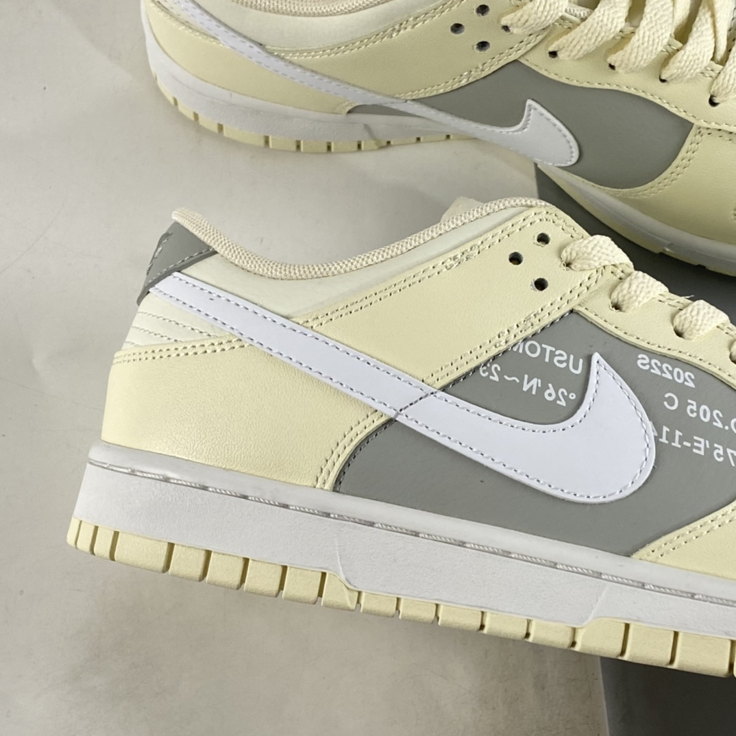 Custom-Nike-Dunk-Low-Coconut-Milk-Grey-For-Sale-2
