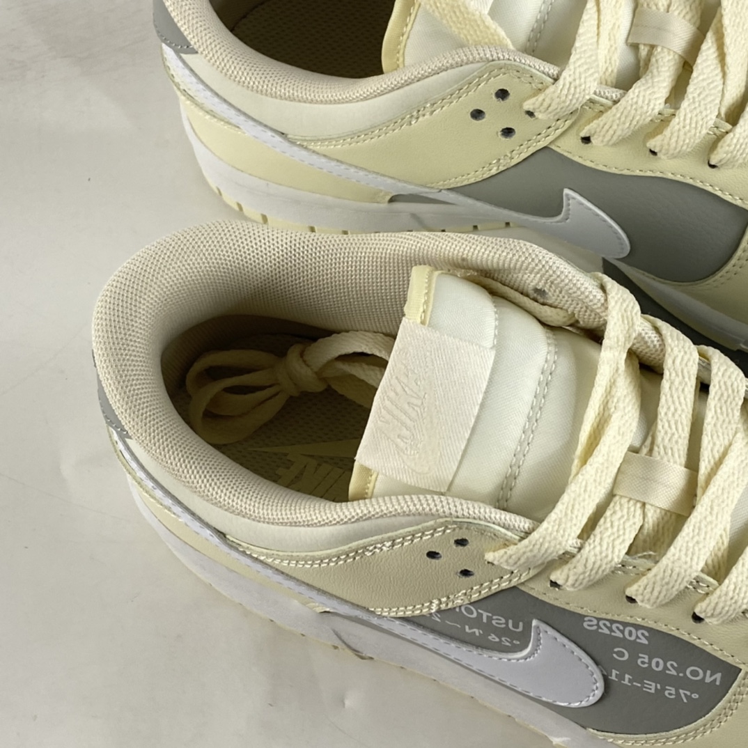 Custom-Nike-Dunk-Low-Coconut-Milk-Grey-For-Sale-3