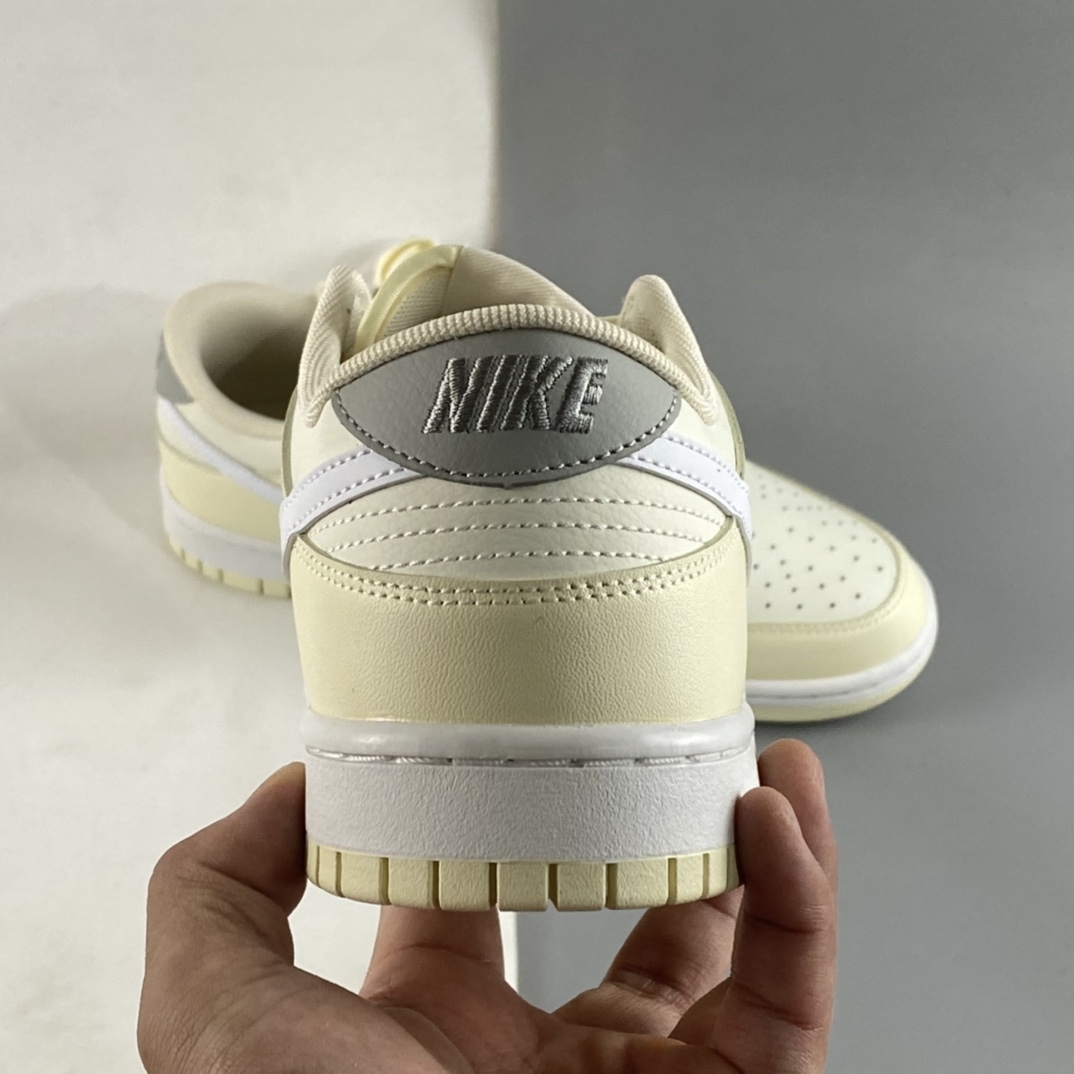 Custom-Nike-Dunk-Low-Coconut-Milk-Grey-For-Sale-4