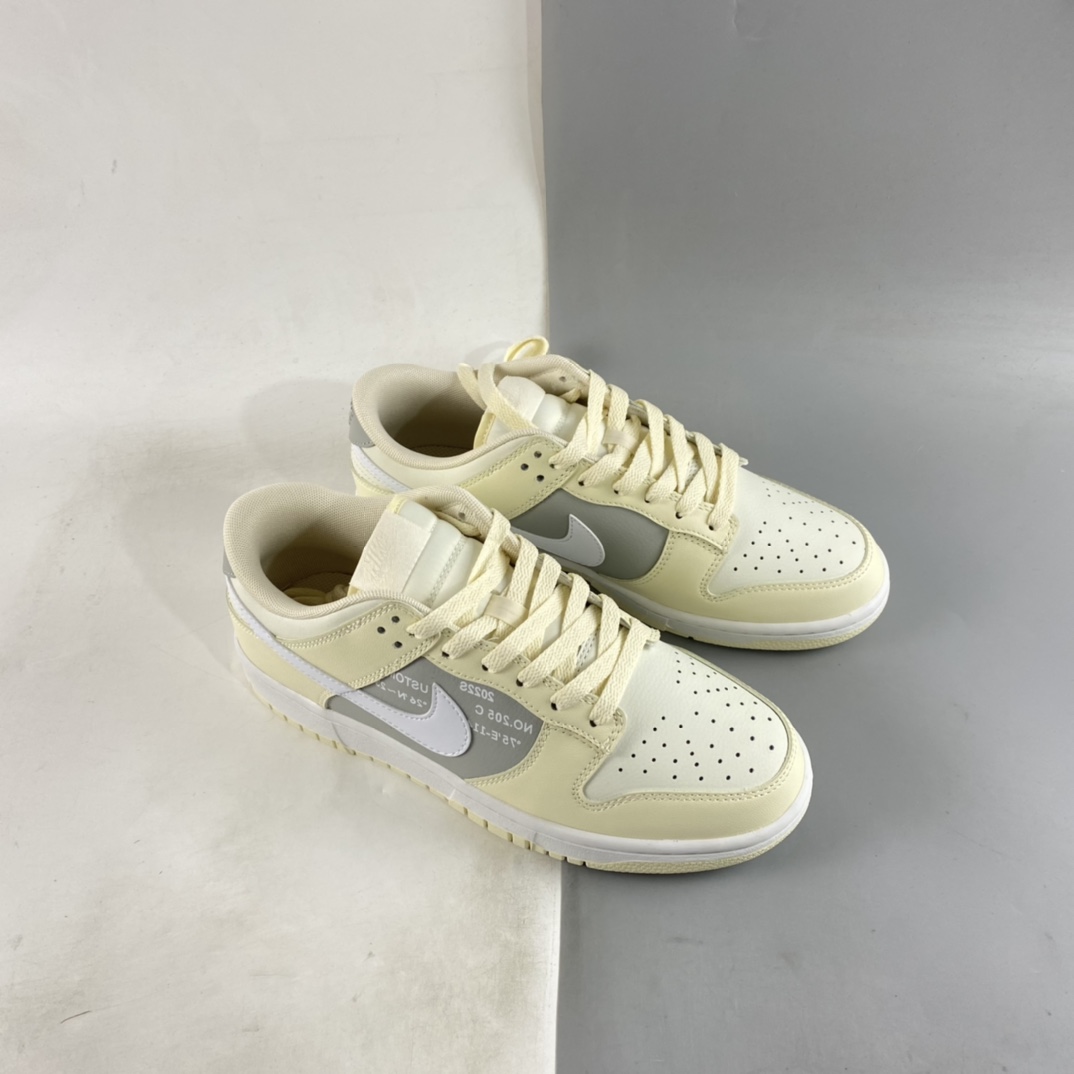 Custom-Nike-Dunk-Low-Coconut-Milk-Grey-For-Sale-6