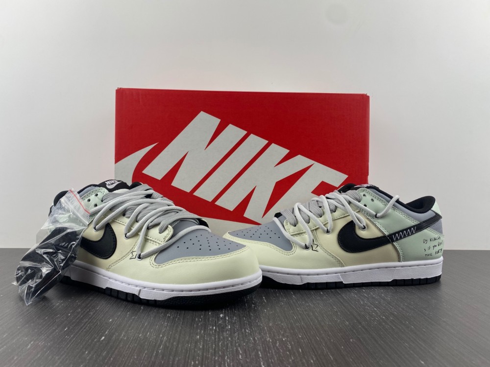 Custom-Nike-Dunk-Low-Cream-Grey-Black-For-Sale-10