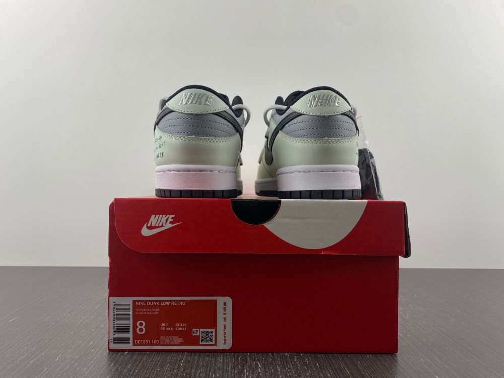 Custom-Nike-Dunk-Low-Cream-Grey-Black-For-Sale-5