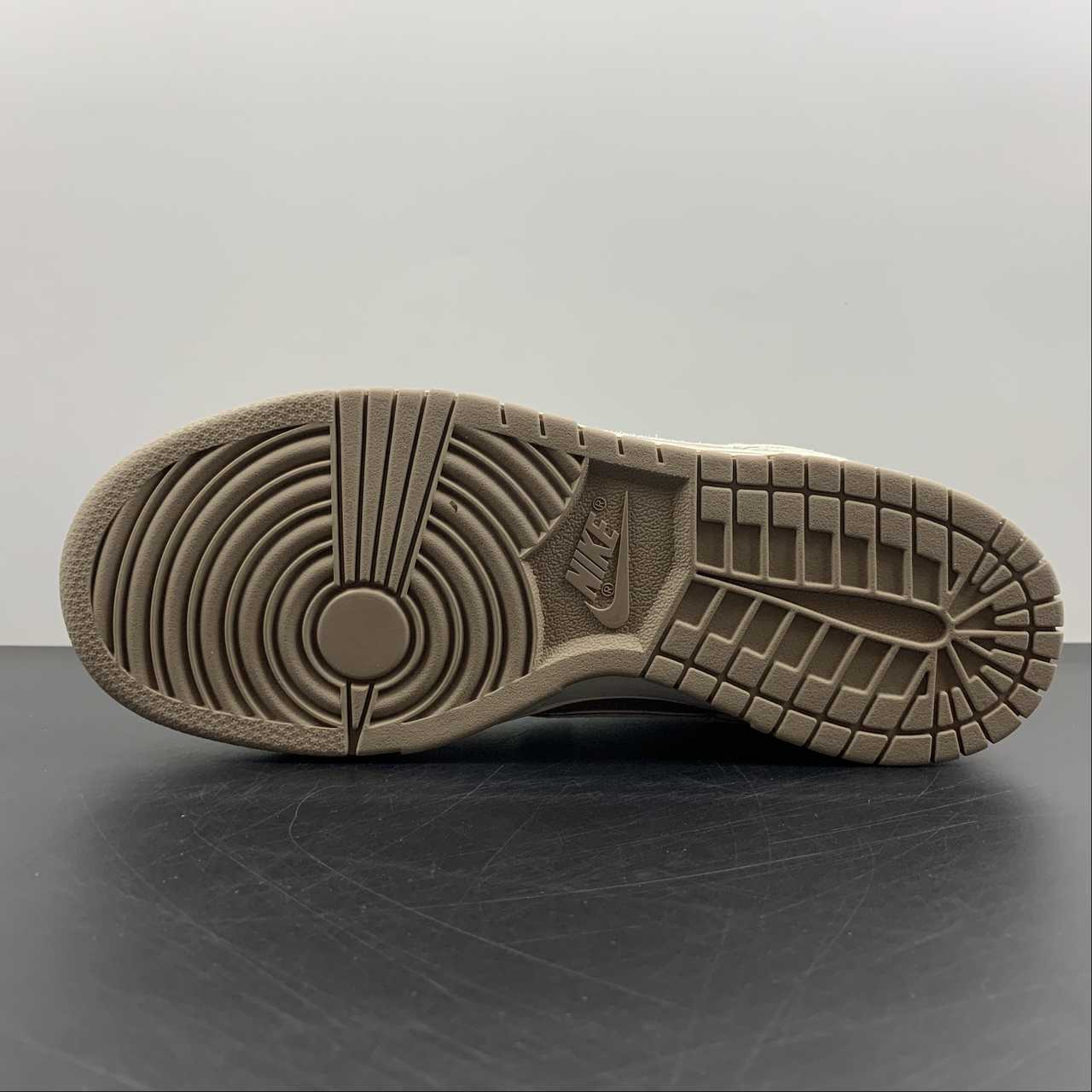 Custom-Nike-Dunk-Low-Grey-Brown-Suede-For-Sale-2