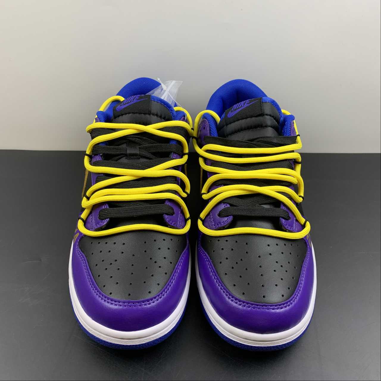 Custom-Nike-Dunk-Low-LA-Purple-Black-Gold-Blue-For-Sale-3