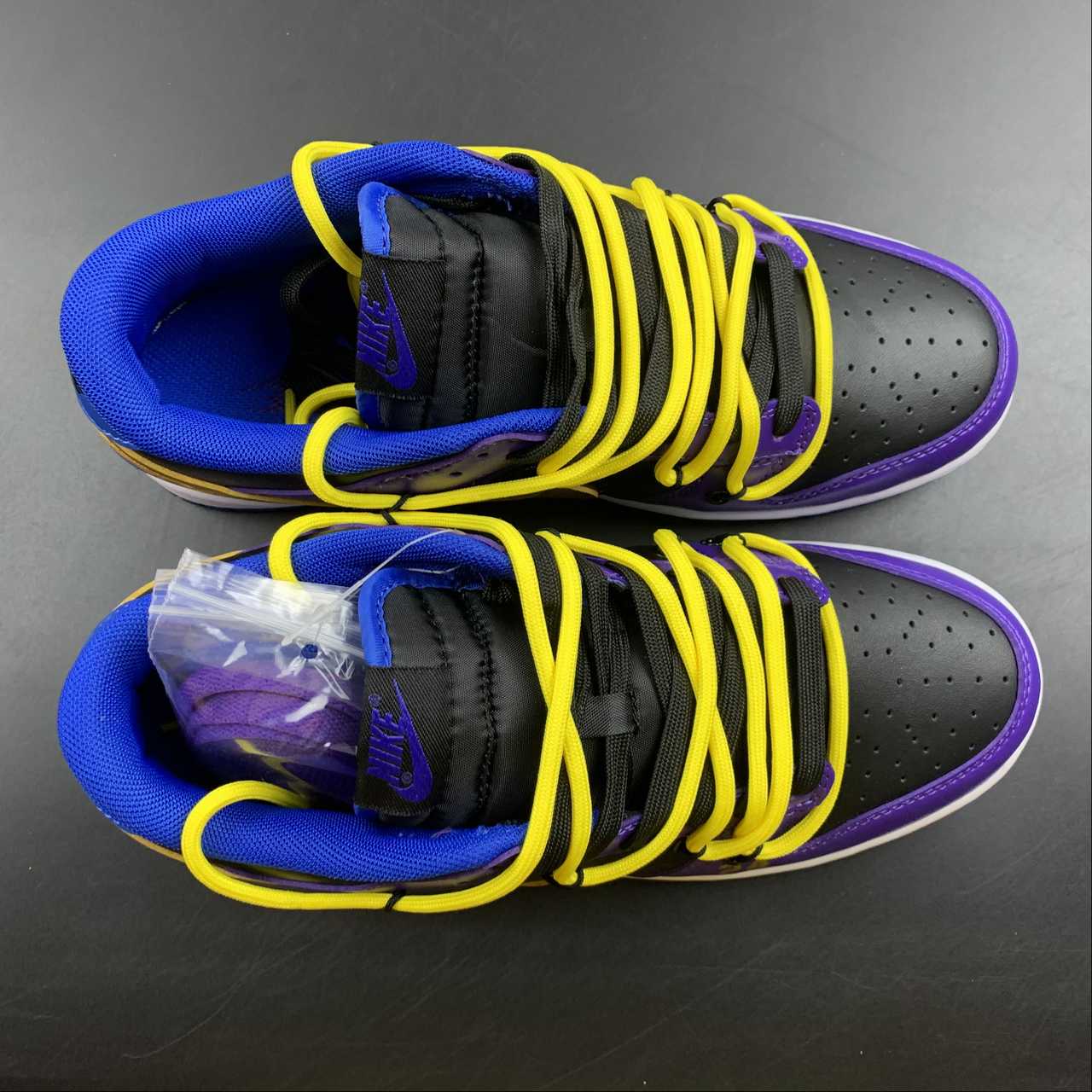 Custom-Nike-Dunk-Low-LA-Purple-Black-Gold-Blue-For-Sale-6