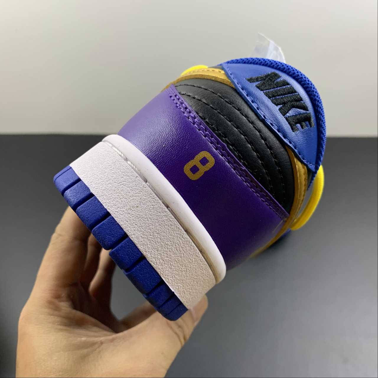 Custom-Nike-Dunk-Low-LA-Purple-Black-Gold-Blue-For-Sale-7