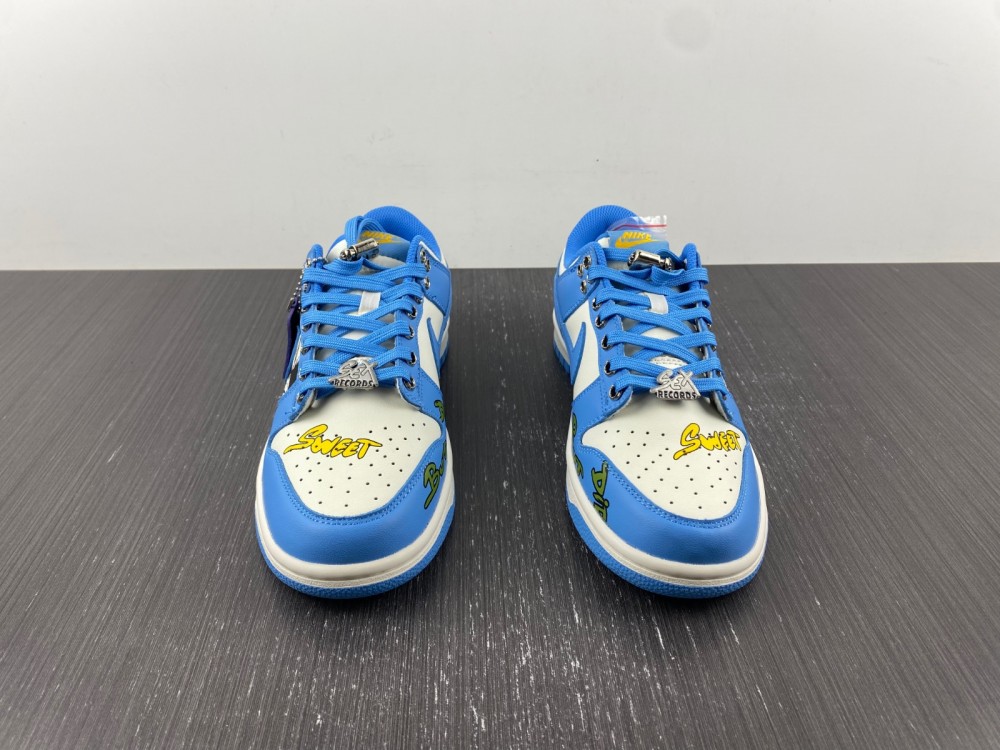 Custom-Nike-Dunk-Low-Sail-Coast-University-Gold-For-Sale-3