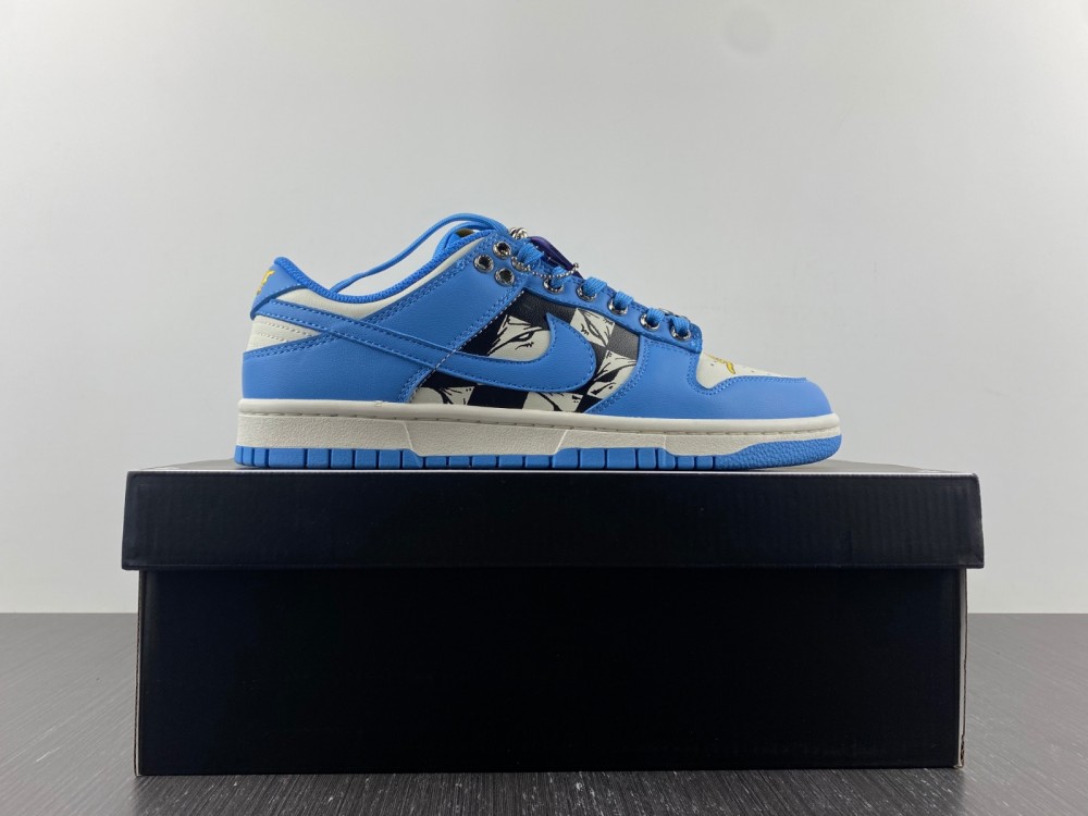 Custom-Nike-Dunk-Low-Sail-Coast-University-Gold-For-Sale-6