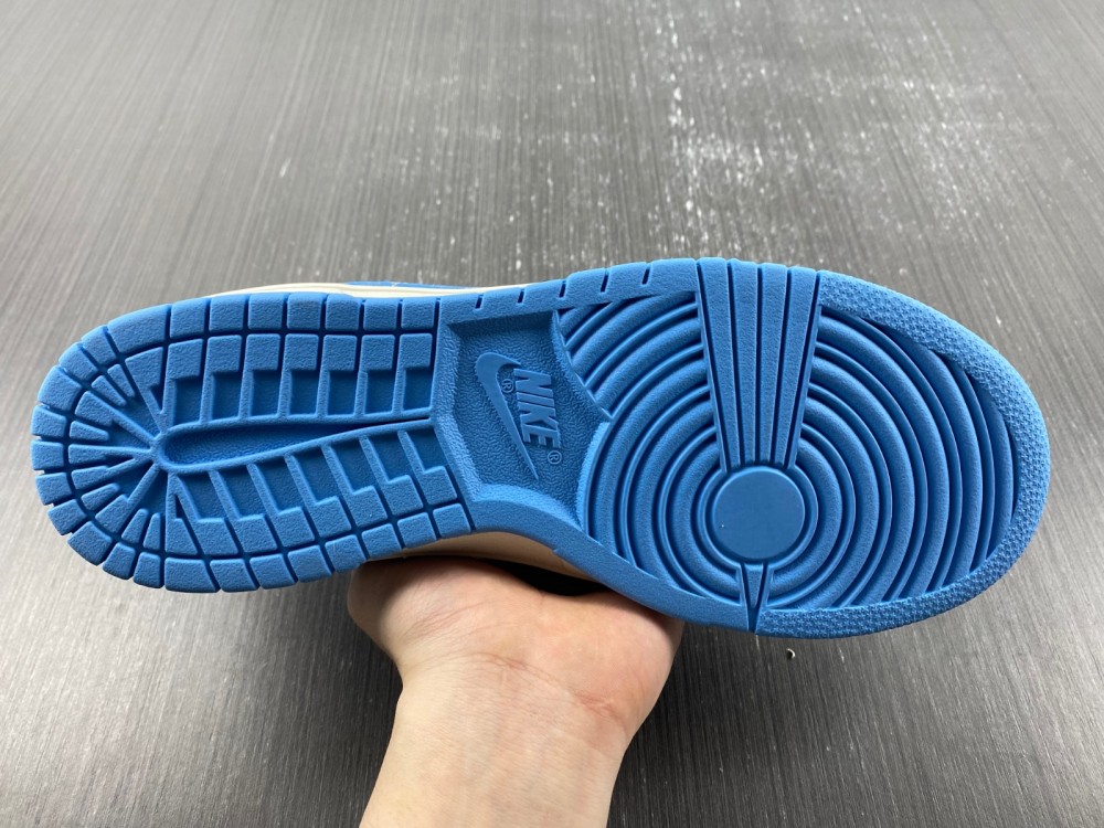 Custom-Nike-Dunk-Low-Sail-Coast-University-Gold-For-Sale-8