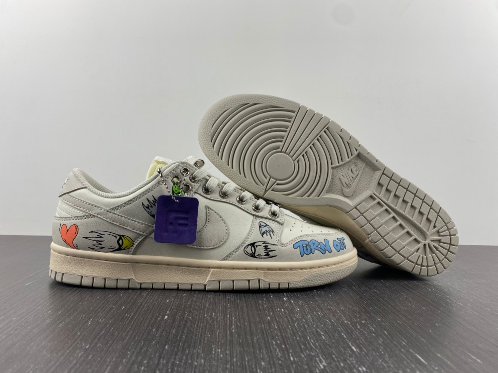 Custom-Nike-Dunk-Low-Sail-Light-Bone-For-Sale