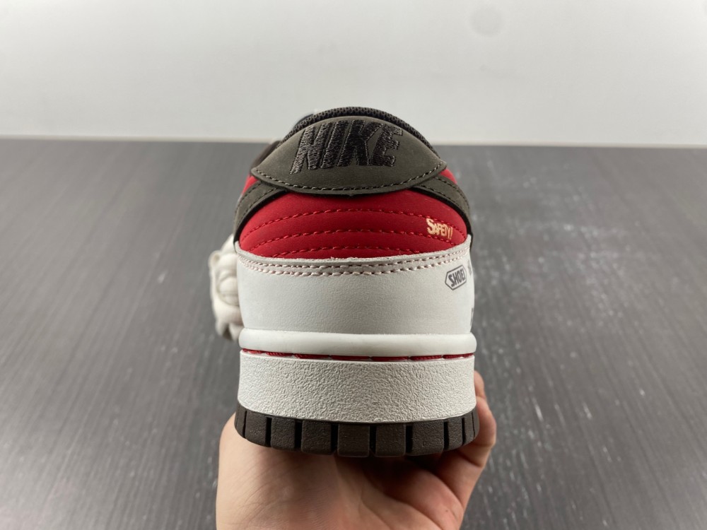 Custom-Nike-Dunk-Low-Suziki-White-Red-Brown-For-Sale-7