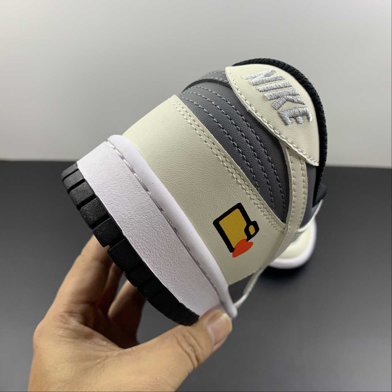 Custom-Nike-Dunk-Low-White-Black-For-Sale-7