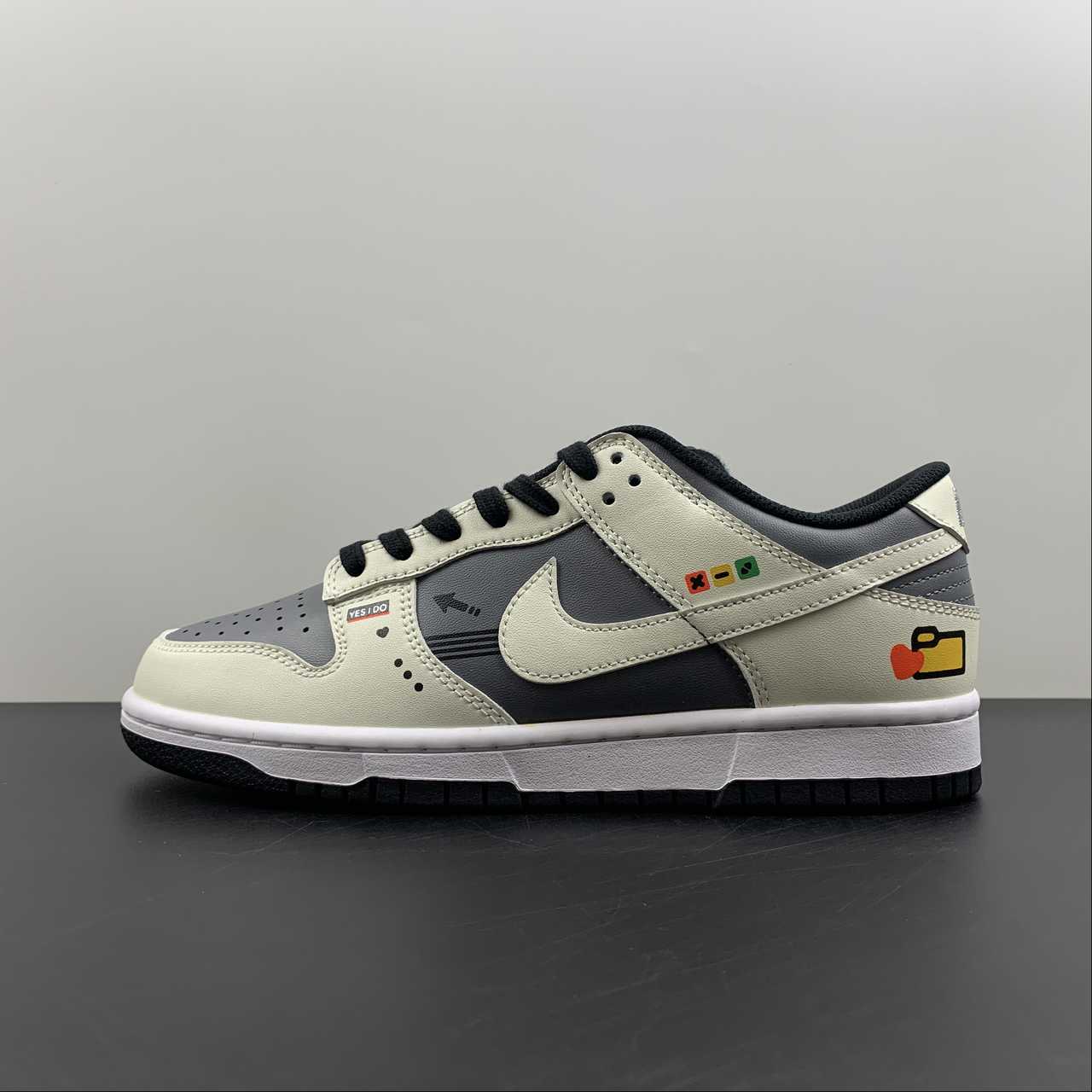 Custom-Nike-Dunk-Low-White-Black-For-Sale
