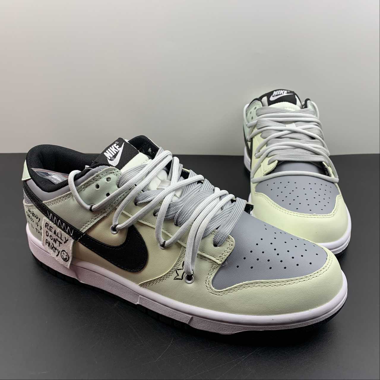 Custom-Nike-Dunk-Low-White-Grey-For-Sale-4