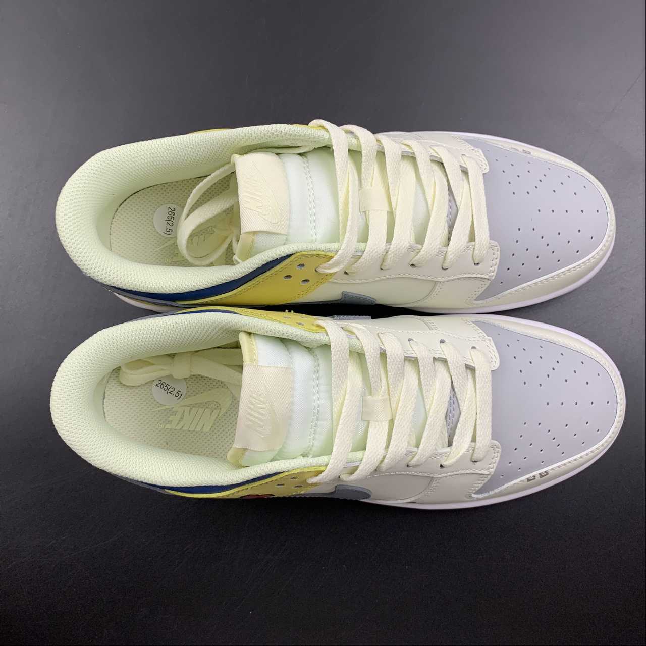 Custom-Nike-Dunk-Low-White-Yellow-Blue-For-Sale-6