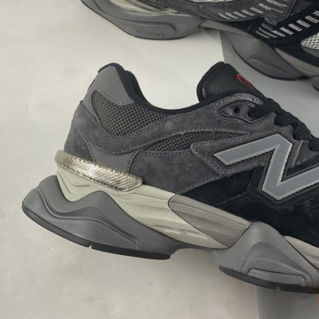 new balance black with castlerock and rain cloud